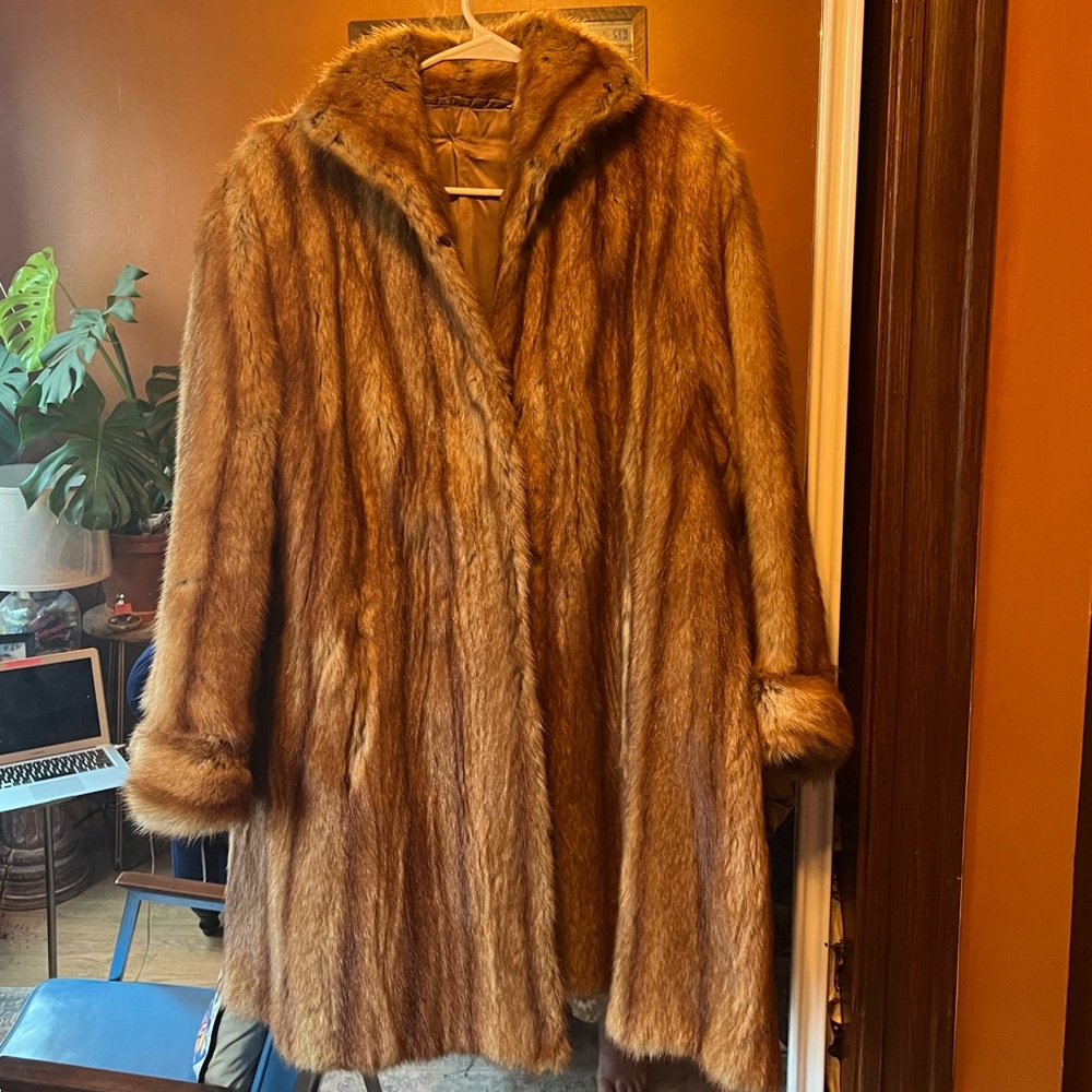 1970/80s Real Fur Swing Jacket